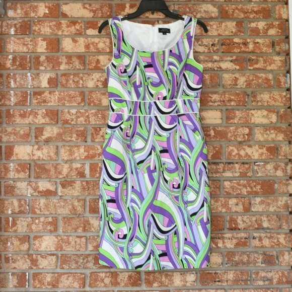 Tahari Multicolored Dress - Picture 1 of 5